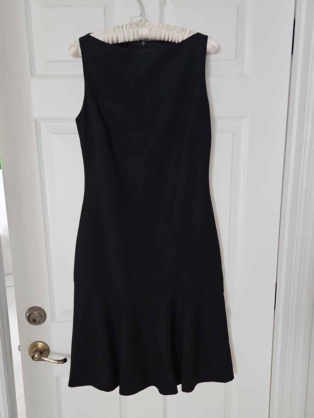 Zara Black Sleeveless Fit-and-Flare Dress